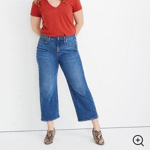 Madewell Curvy Slim Wide Leg Crop Jeans